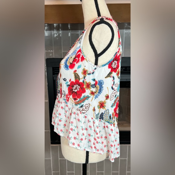 Patrons of Peace Floral Tank Top XS - Picture 4 of 7